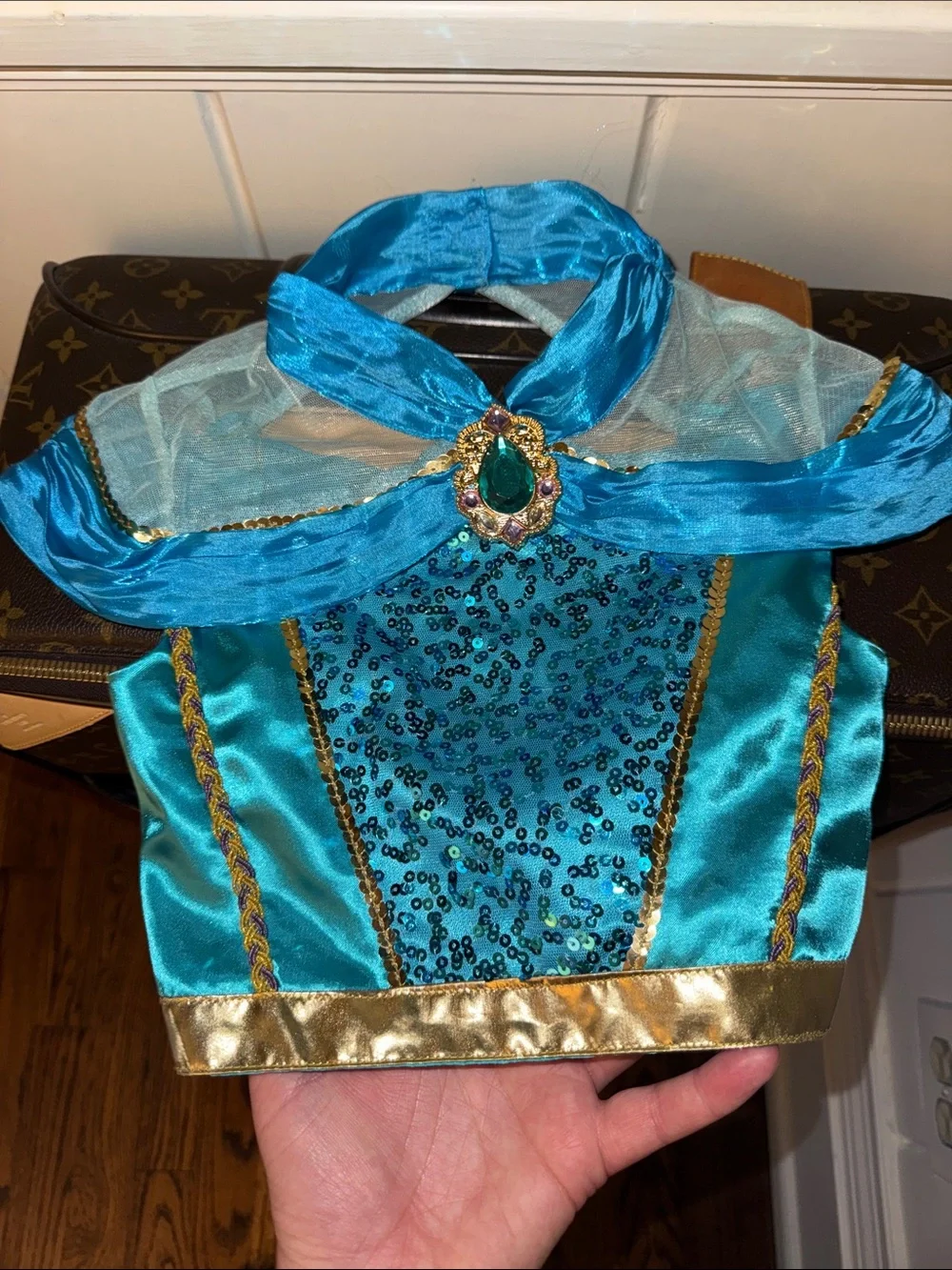 Disney Vintage Arabian Princess Jasmine 2PC Halloween Costume 5/6 Small Years